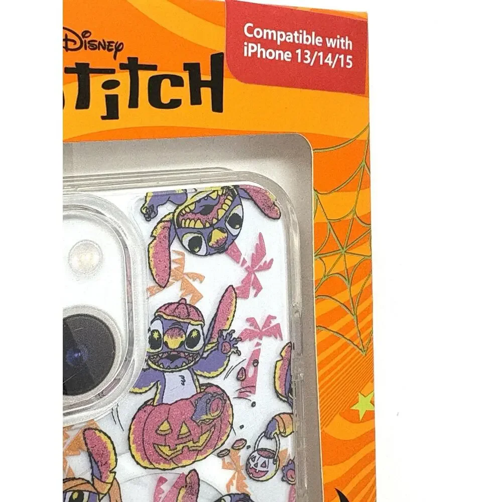 Disney Stitch Halloween iPhone 13 / 14 / 15 Case Skinny Dip Glitter Mummy NIB